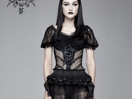 Alucard Corset Lace Up Style Top by Devil Fashion Supply