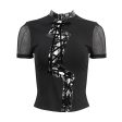 Bella Bolt Lace Up Top by Devil Fashion Fashion