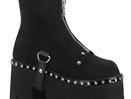 ASHES-100 Vegan Suede Ankle Boots by Demonia Hot on Sale