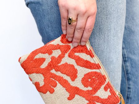 Violet Velvet Purse - Coral Mosaic For Discount