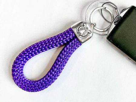 Tiger Rope Key Chain - Purple Hot on Sale