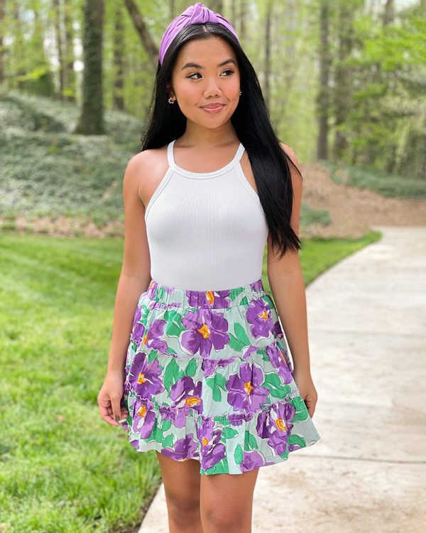 Wildflower Tiered Skirt Cheap