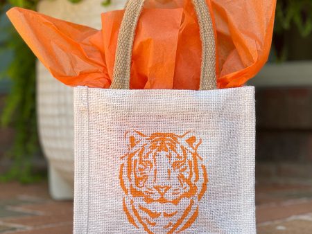 Tiger Petite Gift Tote - Orange Fashion