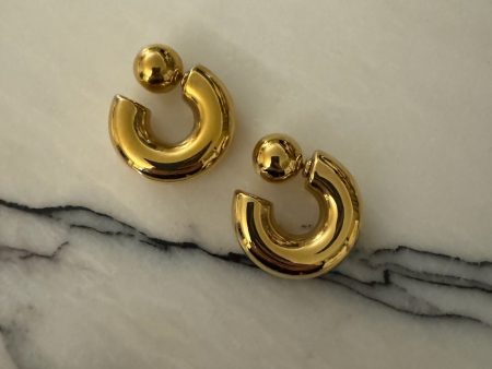 Circle Back Gold Hoop Online Sale