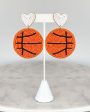 Beaded Basketball Earrings Cheap