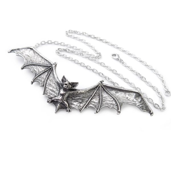 Gothic Bat Necklace by Alchemy Gothic Online Sale