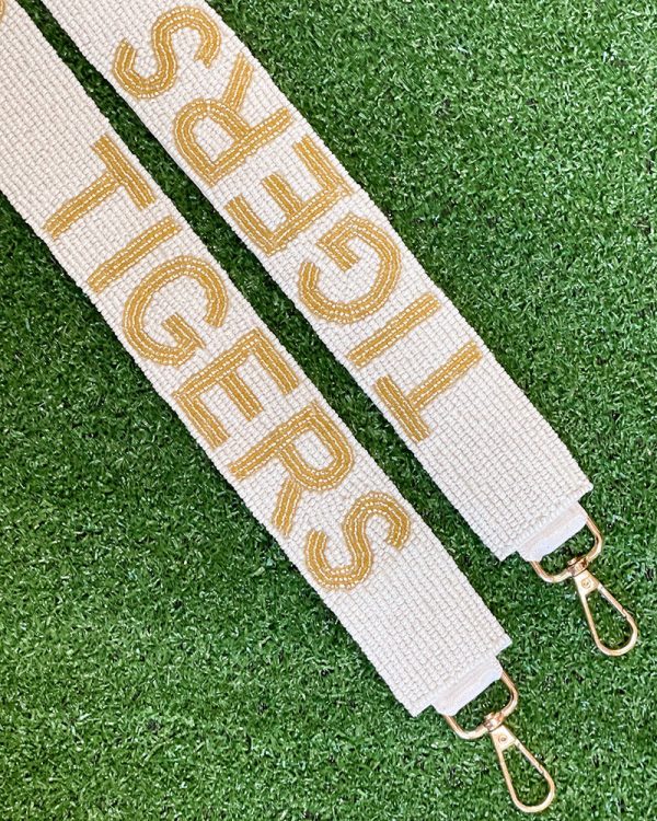 Tigers Beaded Purse Strap Online Hot Sale