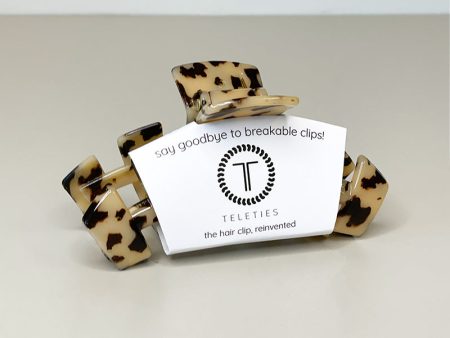 Teleties Hair Clip - Blonde Tortoise Discount