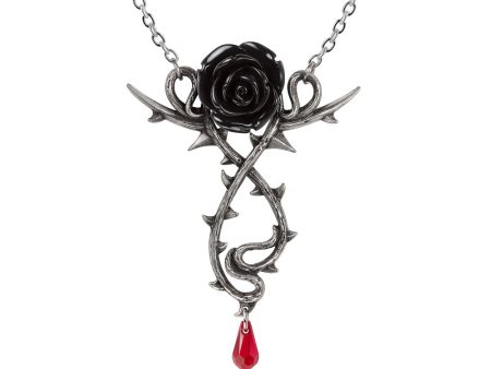 Carpathian Rose Necklace by Alchemy Gothic For Cheap