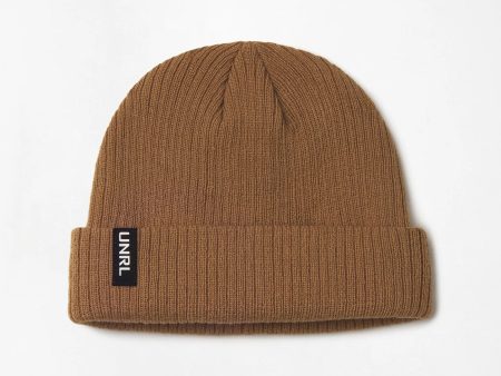 UNRL Slouch Beanie | Camel For Sale