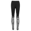 Twisted Horns Leggings by Devil Fashion For Sale