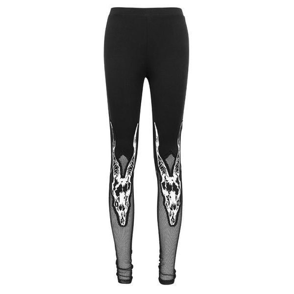 Twisted Horns Leggings by Devil Fashion For Sale