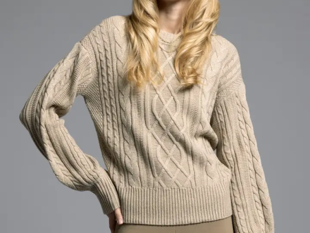 Allison Cable Knit Sweater Discount