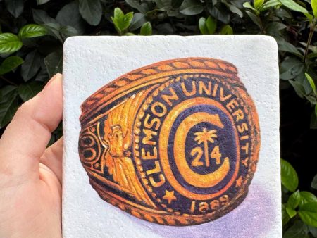 Clemson Men s Ring Coaster - 2024 Online now