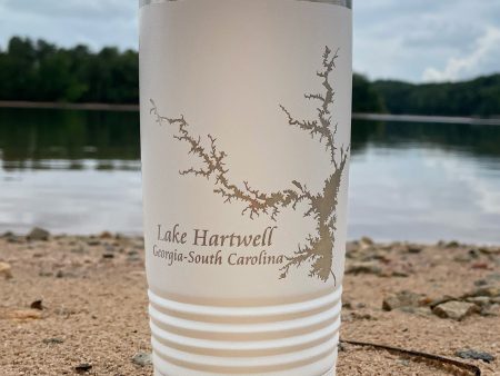 Lake Hartwell Tumbler 20 oz - White Discount