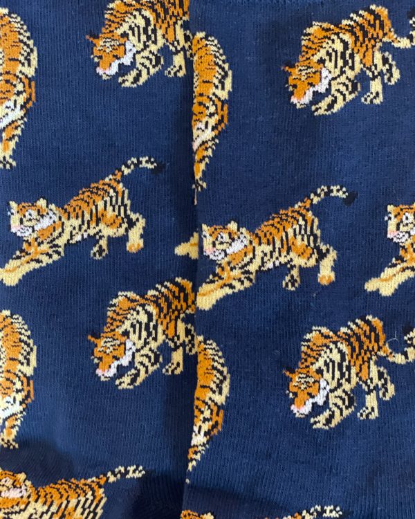 Tigers on the Prowl Mens Socks - Navy Online Hot Sale