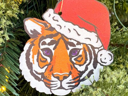 Santa Tiger Ornament Hot on Sale