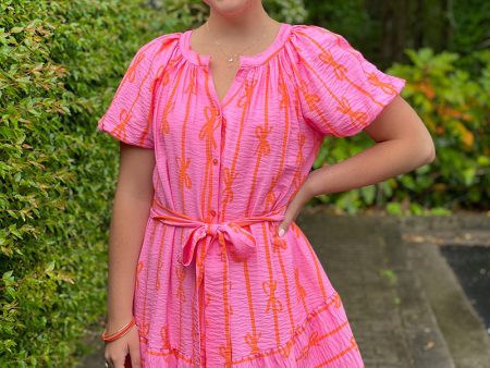 Sweet Summertime Bow Dress - Bubble Sleeve Supply