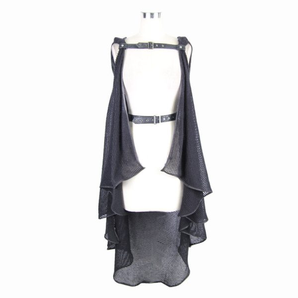 Underground Hooded Vest Cape by Devil Fashion For Sale