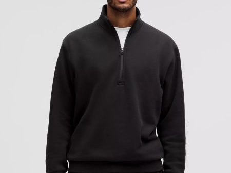 Men s Steady State Half Zip | Black Online Sale