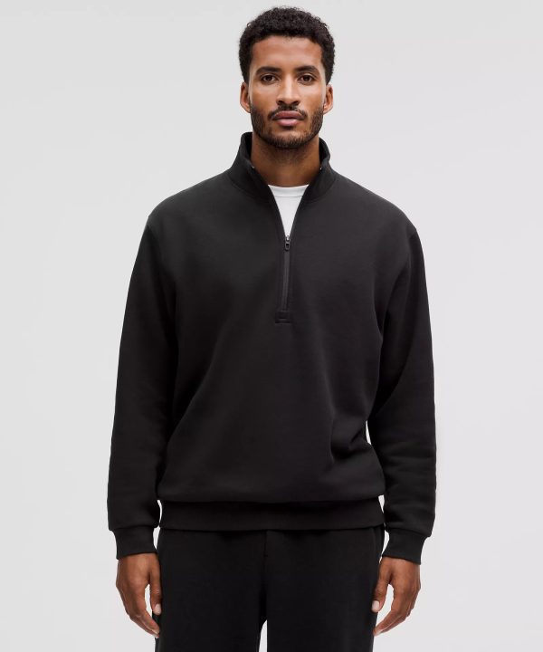 Men s Steady State Half Zip | Black Online Sale