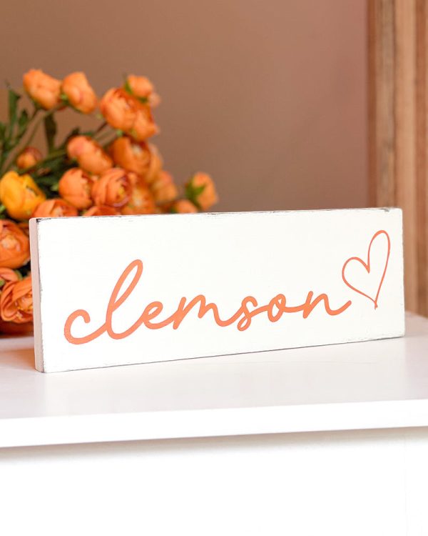 Clemson Love Sign Online now