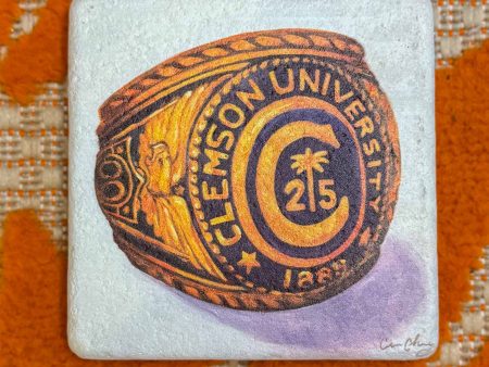 Clemson Men s Ring Coaster - 2025 Discount