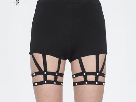 Brodie Gothic Shorts by Devil Fashion For Sale