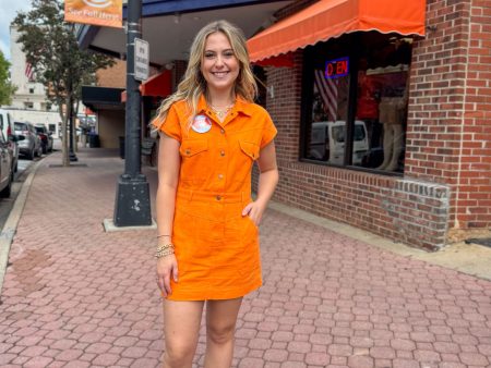 Citrus Cheer Utility Dress For Discount