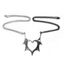 Darkling Heart Necklace Pair by Alchemy Gothic Hot on Sale