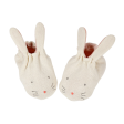 Peach Bunny Baby Booties on Sale