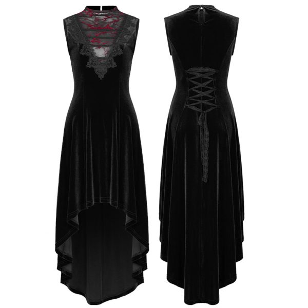 Unholier Than Thou Velvet Dress by Punk Rave For Cheap