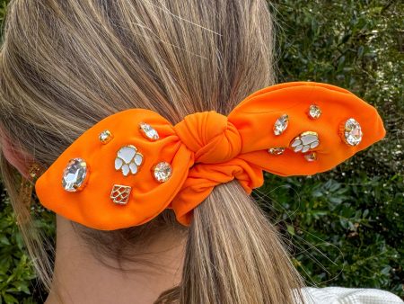 Brianna Cannon Clemson Bow Scrunchie Cheap