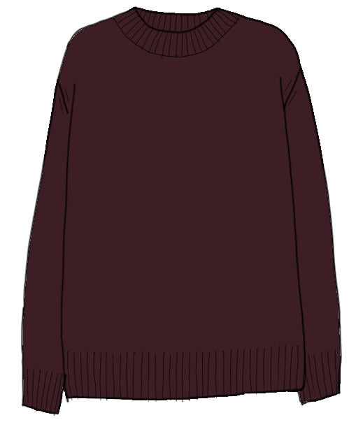 Cashmere Oversized Crewneck For Cheap