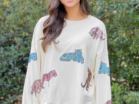 Dazzling Tigers Sweatshirt - Multi Supply