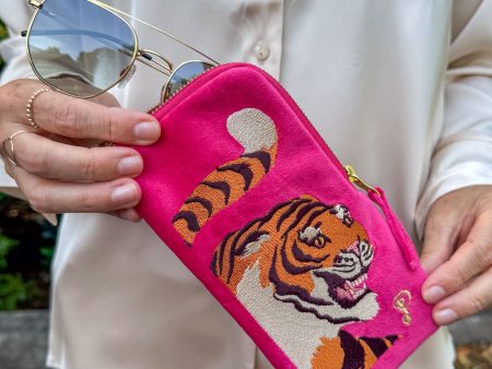 Thrill of the Tiger - Sunglass Case on Sale