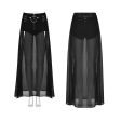 No Time For Sorrow Sheer Skirt by Punk Rave Online now