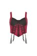 Caught Red Handed Gothic Corset Top by Dark In Love Discount