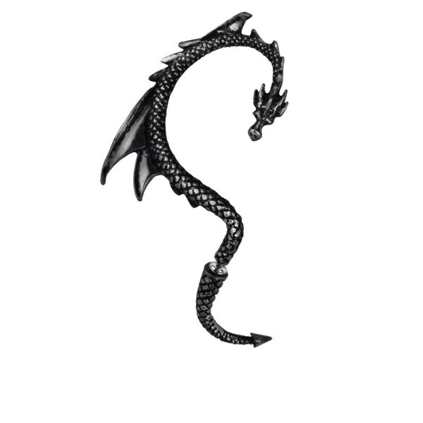 The Black Dragon s Lure Ear-Wrap by Alchemy Gothic Supply