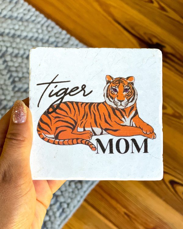 Tiger Mom Stone Coaster Online Hot Sale