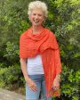 Crinkle Scarf - Orange Sale