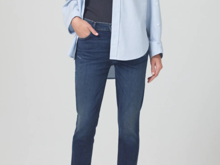 Ella Mid Rise Slim Crop Online