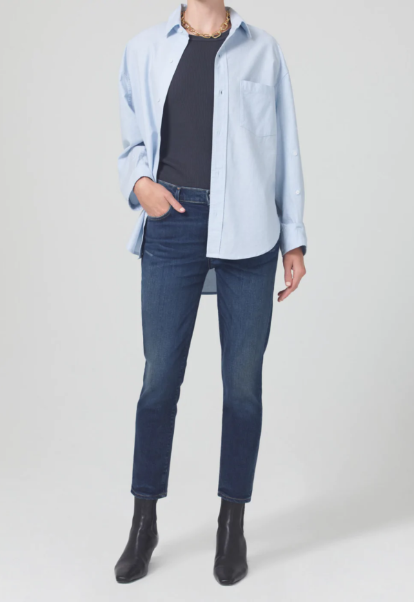 Ella Mid Rise Slim Crop Online