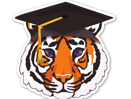 Tiger Graduate Sticker Hot on Sale