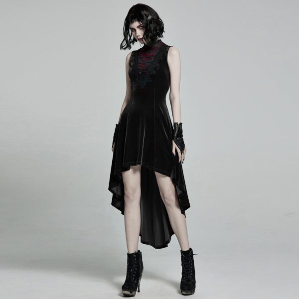 Unholier Than Thou Velvet Dress by Punk Rave For Cheap