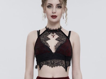 Bathory Lace Bralette Top by Eva Lady Online