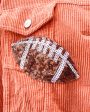 Trendy Tailgate Corduroy Jacket - Orange Fashion