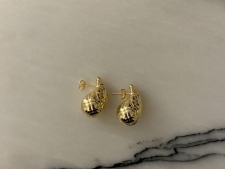 Plaid Teardrop Earrings Supply