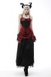 Crimson Boudoir Velvet Dress by Dark In Love Sale