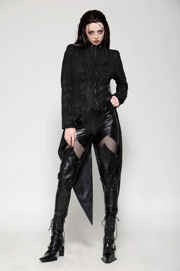 Waiting To Feed Gothic Vampire Tailcoat Jacket by Dark In Love For Sale